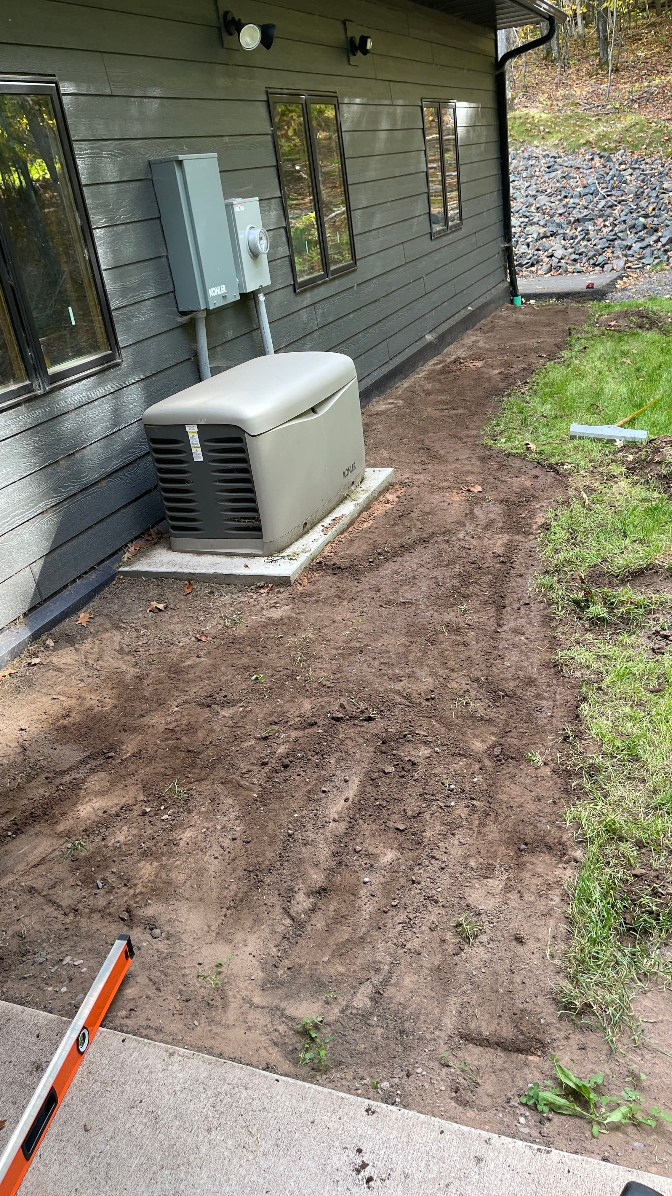 Project Concrete Patio and Sidewalk Pour Gives Homeowner a Clean Path image